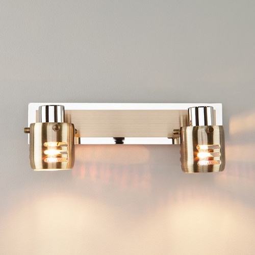 Спот Eurosvet Leonardo 23463/2 хром/бронза античная в Нижнем Новгороде фото 5