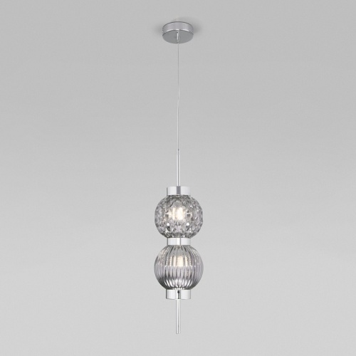 Подвесной светильник Eurosvet Plaza 50186/2 хром в Нижнем Новгороде фото 5