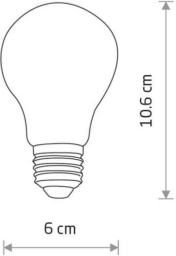 Лампа светодиодная Nowodvorski Bulb E27 10Вт 3000K 10588 в Нижнем Новгороде фото 2