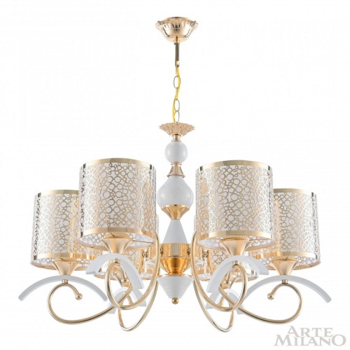 Подвесная люстра Arte Milano Florentia-9787 309787/6 Wh/Gd в Нижнем Новгороде фото 9