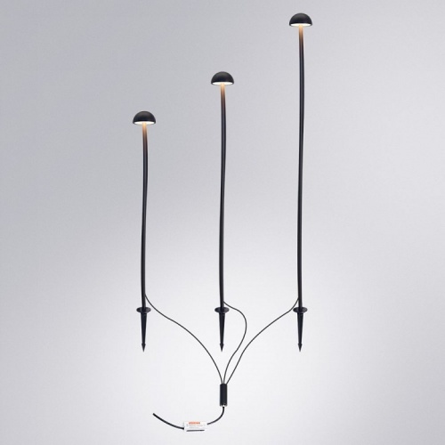 Наземный низкий светильник Arte Lamp MOTUS A1081PA-3BK в Нижнем Новгороде фото 2