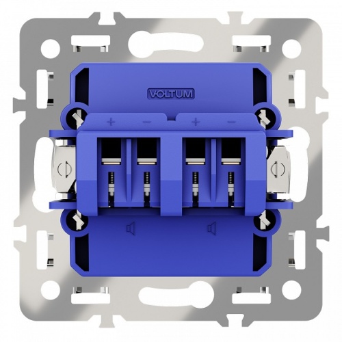Механизм розетки акустическая Voltum S70 VLS0603M в Нижнем Новгороде фото 3