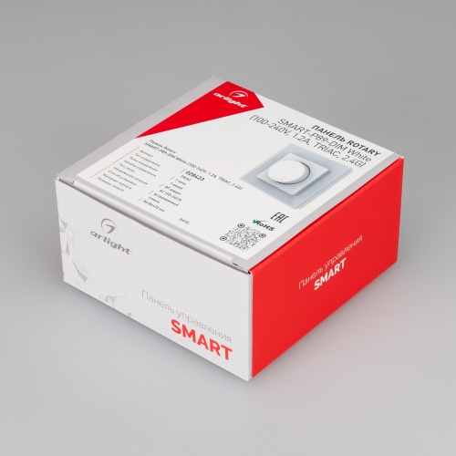 Панель SMART-P89-DIM-IN White (230V, 1.2A, TRIAC, Rotary, 2.4G) (Arlight, Пластик) в Армавире фото 3
