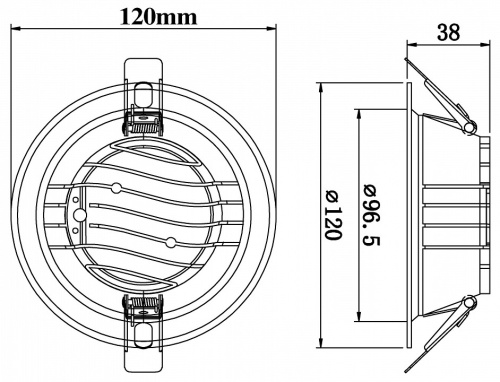Встраиваемый светильник Fiberli CDEW 12130702 в Нижнем Новгороде фото 2