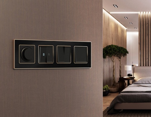 Выключатель двухполюсной самовозвратный без рамки Ambrella Volt MA MA801050 в Нижнем Новгороде фото 3