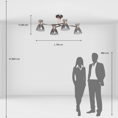 Люстра на штанге De City Дэла 8 635015904 в Нижнем Новгороде фото 9