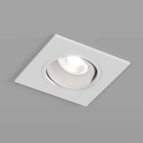 DK3071-WH Встраиваемый светильник, IP 20, 10 Вт, GU5.3, LED, белый/белый, пластик в Кольчугино фото 5