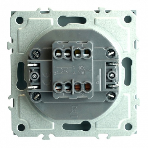 Переключатель перекрестный одноклавишный без рамки Stekker Эмили 49949 в Нижнем Новгороде фото 10