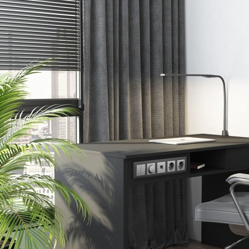 Выключатель перекрестный двухклавишный без рамки Werkel серебряный матовый W1123065 в Нижнем Новгороде фото 2