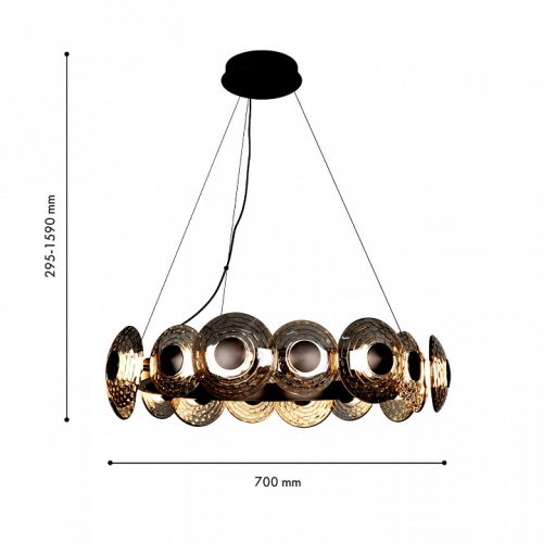Подвесная люстра Favourite Claros 4642-16P в Нижнем Новгороде фото 3
