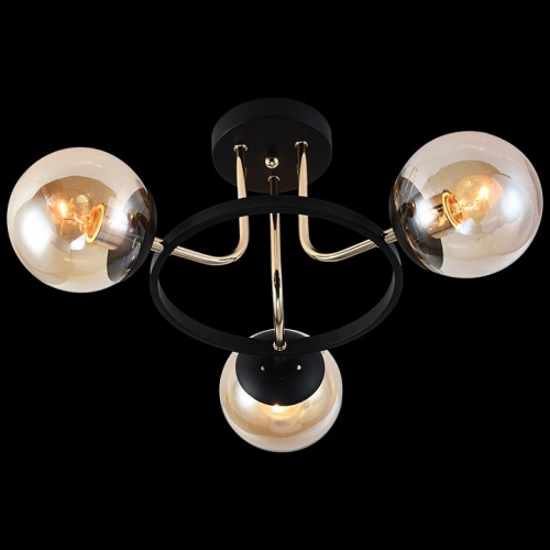 Люстра на штанге 01344-0.3-03 BK+FGD в Нижнем Новгороде фото 3