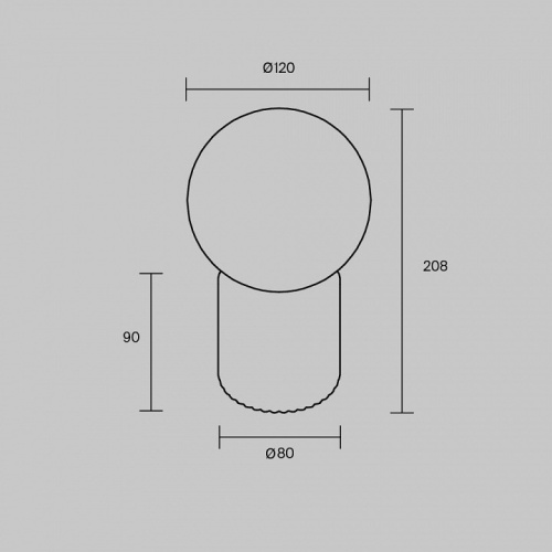 Настольная лампа декоративная Maytoni Omaggio MOD404RL-L3BG3K в Нижнем Новгороде фото 3