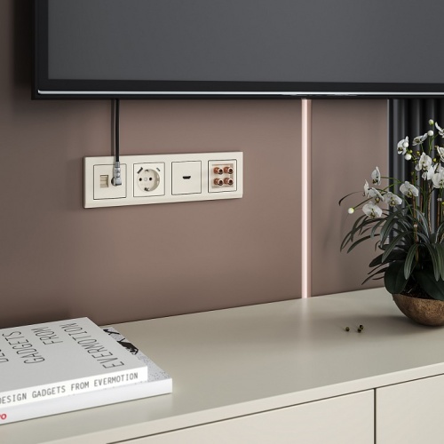 Розетка с заземлением и со шторками и 2хUSB, без рамки Werkel слоновая кость W1171703 в Нижнем Новгороде фото 2