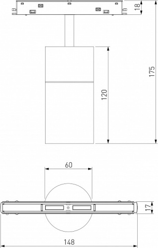 Светильник на штанге Elektrostandard Slim Magnetic a063538 в Нижнем Новгороде фото 2