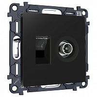 ТВ-розетка и розетка Ethernet RJ-45 без рамки Ambrella Volt ALFA MA812510 в Нижнем Новгороде