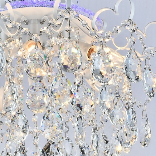 Люстра на штанге  04024-0.3-06 WH+SILVER PN+RGB в Нижнем Новгороде фото 2