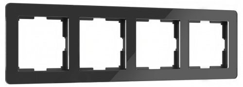 Рамка на 4 поста Werkel Acrylic (черный) W0042708 в Нижнем Новгороде