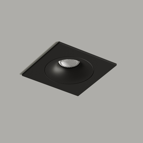 DK2121-BK Встраиваемый светильник, IP 20, 50 Вт, GU10, черный, алюминий в Ржеве фото 4