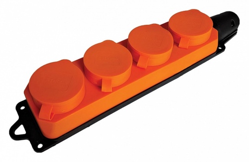 Розетка переносная разборная с заземлением и крышкой Stekker Одри 49404 в Нижнем Новгороде