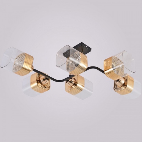 Люстра на штанге 01615-0.3-06 BK+FGD в Нижнем Новгороде фото 5