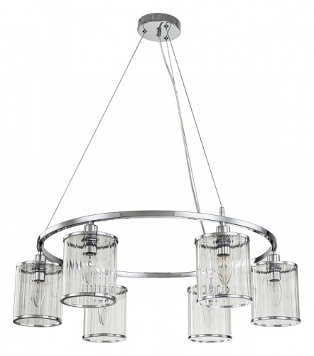 Подвесная люстра Indigo Dante 13022/6P Chrome в Нижнем Новгороде фото 4