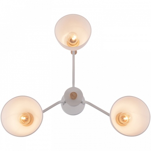 Люстра на штанге 01622-0.3-03 WH+WOOD в Нижнем Новгороде фото 5