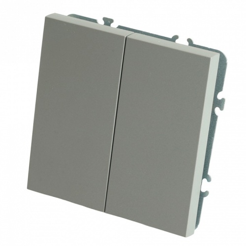 Выключатель двухклавишный без рамки Stekker Эмили 49944 в Нижнем Новгороде фото 3