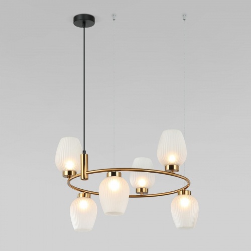 Подвесная люстра Eurosvet Alva 30183/6 латунь в Нижнем Новгороде фото 4