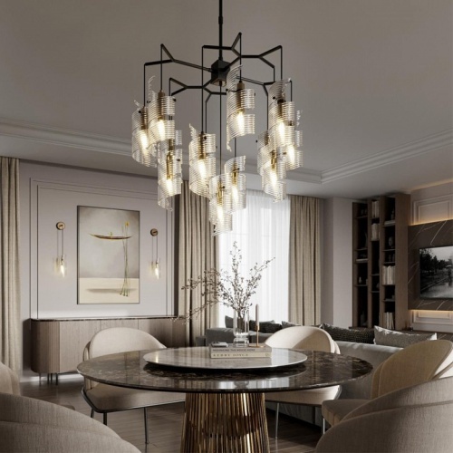 Люстра на штанге Odeon Light Fusilli 5439/13 в Нижнем Новгороде фото 4