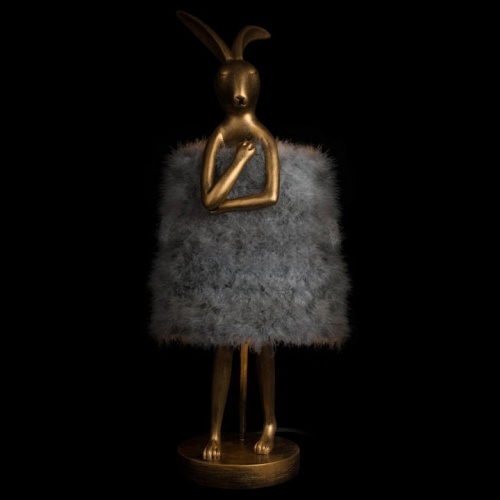 Настольная лампа декоративная Loft it Lapine 10315/B Grey fluff в Краснокамске