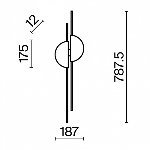 Накладной светильник Maytoni Skyline MOD179WL-L22BS4K1 в Нижнем Новгороде фото 5