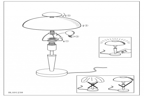 Настольная лампа декоративная Eglo Solo 91238 в Нижнем Новгороде фото 3