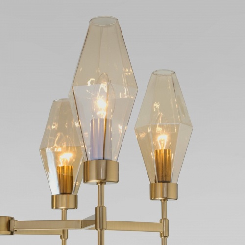 Люстра на штанге Eurosvet Prism 60143/6 латунь в Нижнем Новгороде фото 2