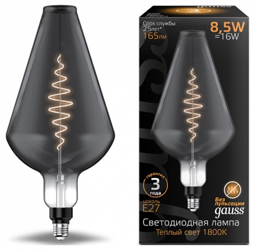 Лампа светодиодная Gauss Oversize E27 8.5Вт 1800K 180802005 в Нижнем Новгороде