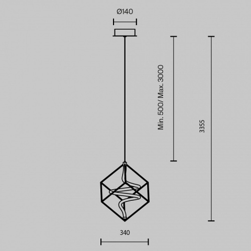 Подвесной светильник Maytoni Membrane MOD345PL-L11BS3K в Нижнем Новгороде фото 4