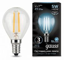 Лампа светодиодная Gauss  E14 5Вт 4100K 105801205 в Нижнем Новгороде