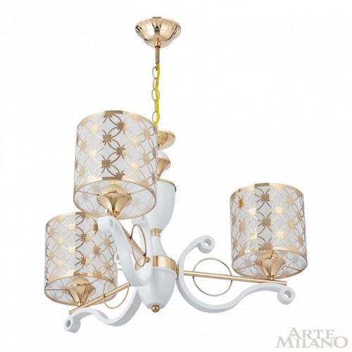 Подвесная люстра Arte Milano Florentia-3097 303097/3 Wh/Gd в Нижнем Новгороде фото 2