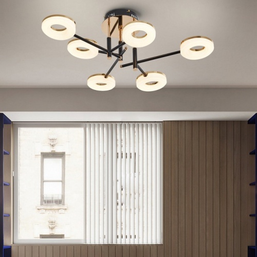 Потолочная люстра Arte Milano Ferrara-72999 272999/6 BK/GD в Нижнем Новгороде фото 10