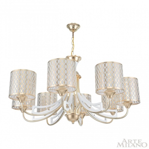 Подвесная люстра Arte Milano Florentia-3387 303387/8 Wh/Gd в Нижнем Новгороде фото 8