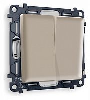 Выключатель двухклавишный без рамки Ambrella Volt ALFA MA363010 в Нижнем Новгороде