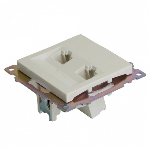 Розетка двойная Ethernet RJ-45 без рамки Stekker Катрин 50003 в Нижнем Новгороде фото 6