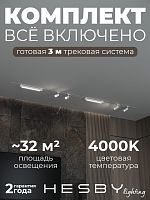 Комплект трековый Hesby Lighting Skylite №5 HSBL_kompl_S005_VI3W4K в Нижнем Новгороде