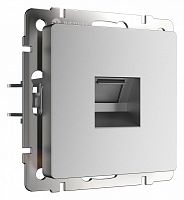 Розетка Ethernet RJ-45 без рамки Werkel серебряный матовый W1181065 в Нижнем Новгороде