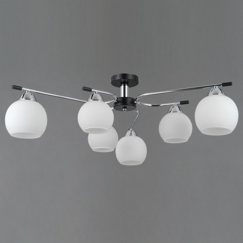 Потолочная люстра ILLUMICO LIBRA IL0638-6CSQ-24 CR BK LIBRA в Нижнем Новгороде фото 2