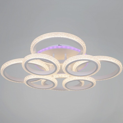 Потолочная люстра 06333-0.3-4+4A WH (RGB) в Нижнем Новгороде фото 6