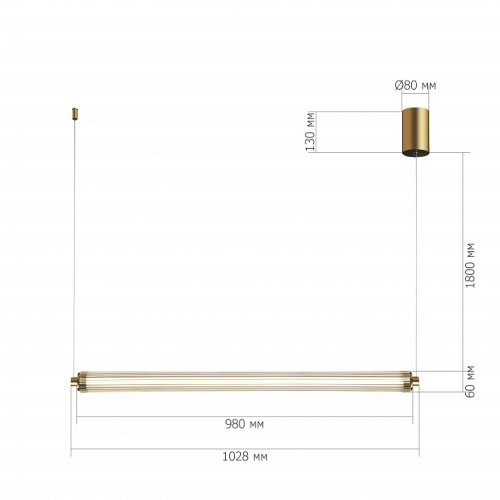 Подвесной светильник ST-Luce Bamboo SL6224.313.01 в Нижнем Новгороде фото 3