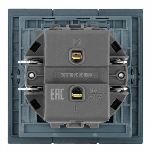 Выключатель одноклавишный без рамки Stekker Мия 50442 в Нижнем Новгороде фото 5