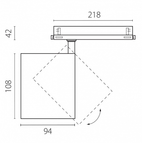 Светильник на штанге Lightstar Alta Base A5446DALI в Нижнем Новгороде фото 2
