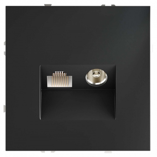 ТВ-розетка и розетка Ethernet RJ-45 без рамки Voltum S70 VLS060707 в Нижнем Новгороде фото 4