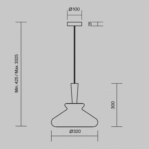 Подвесной светильник Maytoni Toys MOD405PL-01W в Нижнем Новгороде фото 8